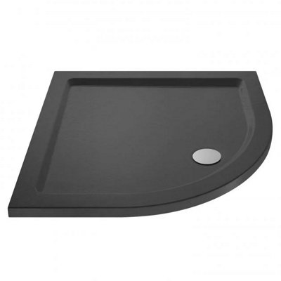 Nes Home Harper Quadrant 900mm Shower Tray Slate Grey