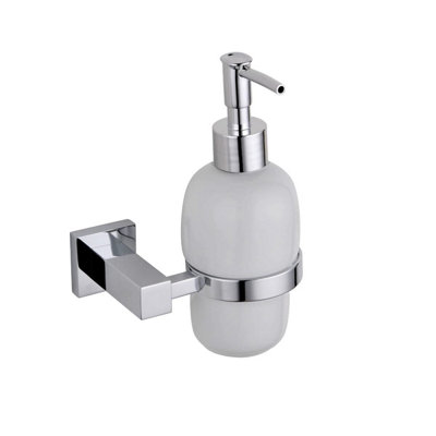 Nes Home High Quality Soap Square Dispenser Chrome