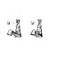Nes Home Imperior Traditional Bathroom Hot & Cold Twin Basin Taps
