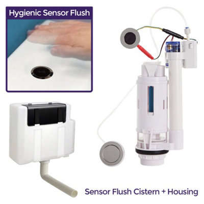 Nes Home Infra Red Sensor Auto Sensorflow Flush Cistern and housing