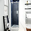 Nes Home Jupiter 700mm Modern Pivot Shower Door Enclosure Screen Safety Glass