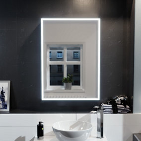 Nes Home LED 500 x 700mm Motion Sensor Mirror Cabinet Wall Mounted Bathroom