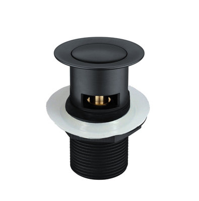 Nes Home Libra Basin Mixer Tall Tap & Waste Black Matte