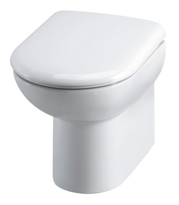 Nes Home Linton Back To Wall Toilet Pan And Soft Close Seat