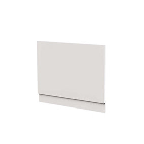 Nes Home Modern 800mm White High Gloss PVC End Panel 15mm Thickness + Plinth