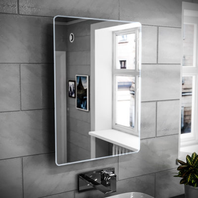 Battery operated bluetooth mirror sales