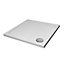 Nes Home Modern Square 800 x 800 Shower Tray for Wetroom Stone Resin