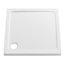 Nes Home Modern Square 800 x 800 Shower Tray for Wetroom Stone Resin