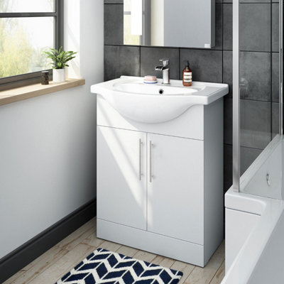 Basin with cabinet discount