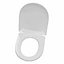 Nes Home PP Soft Close Toilet Seat Classic White