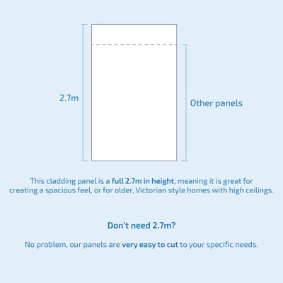 Nes Home PVC Ceiling Panel With Silver Line 2700 x 200 x 6mm Pack Of 5 ...