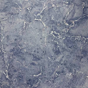 Nes Home PVC Cladding Shower Panel 2400 x 1000 x 10mm Graphite Blue