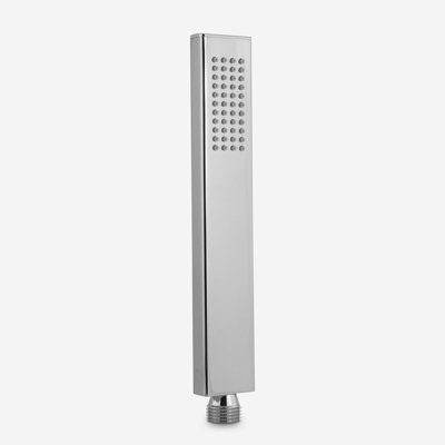 Nes Home Rectangular Shower Handset Chrome