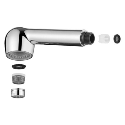 Jojofuny Stainless Steel Kitchen Sink Sprayer Kit - Pull-Out Faucet Spray Head With Universal G1/2 Connector