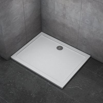 Nes Home Rio Ultra Slim 1200 x 800mm Rectangular Low Profile Shower Tray