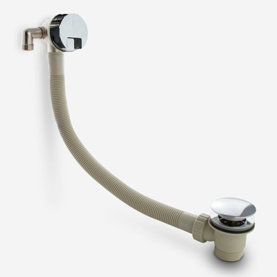 Nes Home Round Modern Bathroom Design Bath Filler With Integrated Overflow & Sprung Waste Price Comparisons | Compare The Build