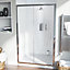 Nes Home Saturn 1200 mm Glass Sliding Door Panel for Shower Enclosures