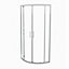 Nes Home Saturn Quadrant 800mm Curved Corner Shower Enclosure and Low Profile Tray