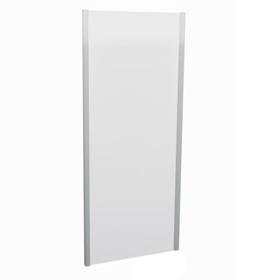 Nes Home Shower 1000mm Sliding Door with 800 mm Frameless Glass Side Panel Screen