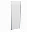 Nes Home Shower 1100 mm Sliding Door with 900 mm Frameless Glass Side Panel Screen