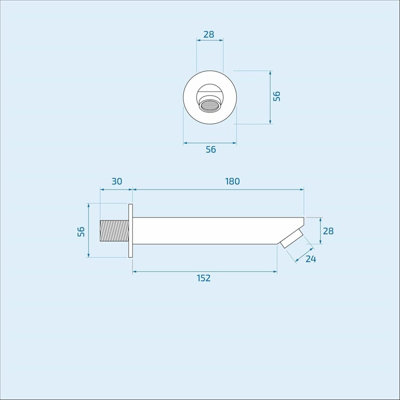 Nes Home Temel Square Concealed Thermostatic Mixer Valve With Hand Held & Shower Head Set - 7