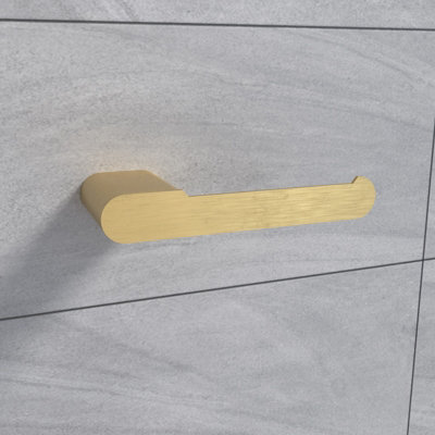 Nes Home Toilet Paper Holder Brushed Brass