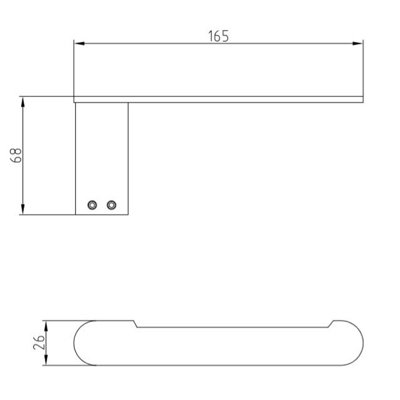 Nes Home Toilet Paper Holder Brushed Brass - 4