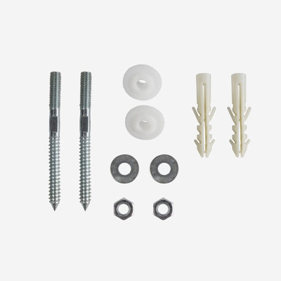 Nes Home Tulla 450 x 325mm Cloakroom Small Quarter Circle Corner Wall Hung Basin Sink and Fittings - 6