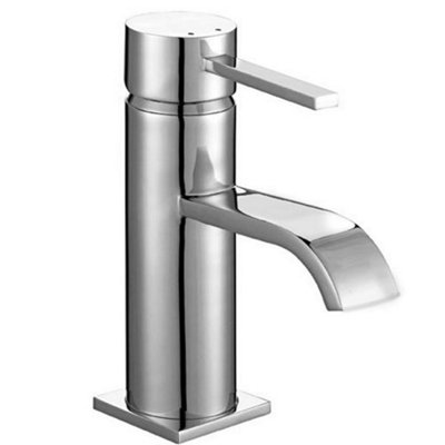 NES HOME URBAN MODERN DESIGN WATERFALL CHROME SINGLE LEVER MONO MIXER ...