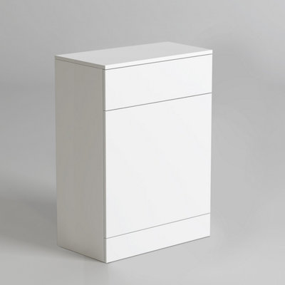 Nes Home Venis White Bathroom Back To Wall WC Unit W500mm x D300mm Price Comparisons | Compare The Build