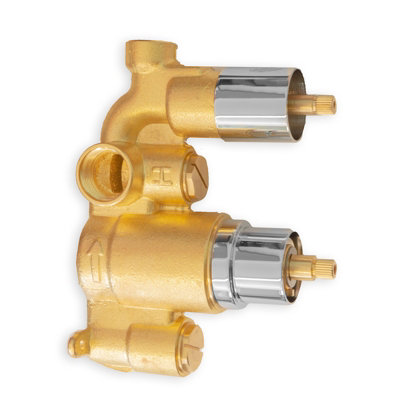 Nes Home Victorian Traditional Concealed Thermostatic Shower Mixer Valve - 3