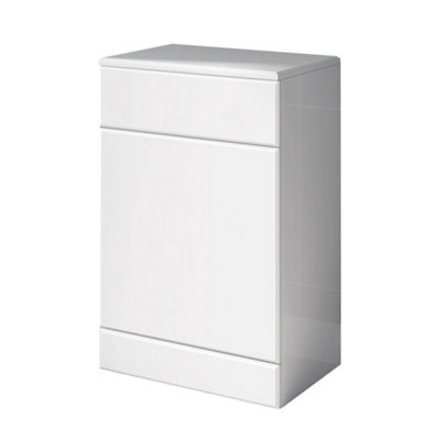 Nes Home Vincent Back To Wall White Gloss Toilet Cistern Unit W 500mm x D 330mm Price Comparisons | Compare The Build