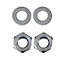 Nes Home Wall Mounted Basin Sink Screw Fixing Kit Plug Washer Fittings