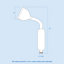 Nes Home Wall Mounted Traditional Bathroom Shower Handset with Hook & Hose
