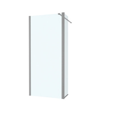 Nes Home Wet Room 700 Shower Enclosure Screen and Flipper Return Panel 8mm - 7