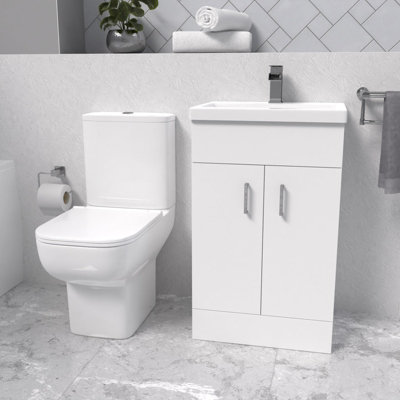 B&q cloakroom vanity unit sales