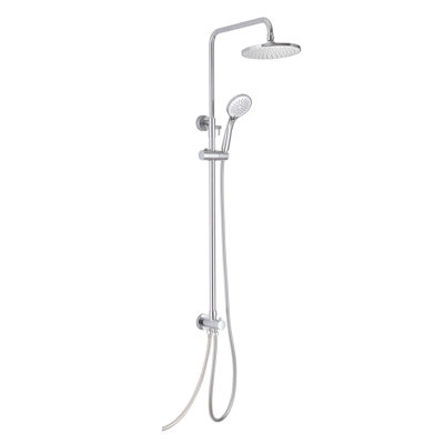 Nes Home Winstead Multi Function Riser Slide Shower Rail Kit Square - 3