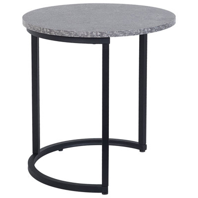 Nest of 2 Tables Concrete Effect DIXIE