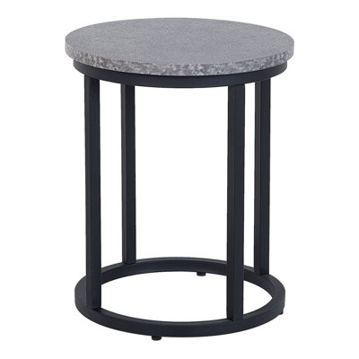 Nest of 2 Tables Concrete Effect DIXIE