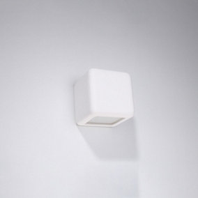 Nesta Ceramic White 1 Light Classic Wall Light