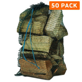 Net Bags - Industry Grade Net Bags for Logs, Kindling, Shellfish, Vegetables, Fruit etc. Drawstring closing tie