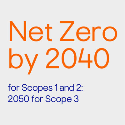 Net Zero by 2040 for scopes 1 and 2 and 2050 for scope 3.
