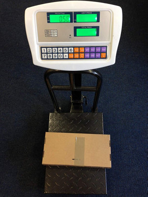 NETTA 100KG Heavy Duty Digital Platform Postal Parcel Scales with Bracket