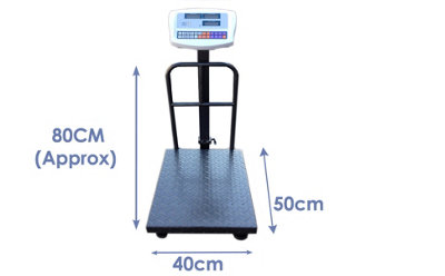 NETTA 300KG Heavy Duty Digital Platform Postal Parcel Scales with Bracket