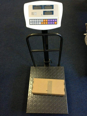 NETTA 300KG Heavy Duty Digital Platform Postal Parcel Scales with Bracket