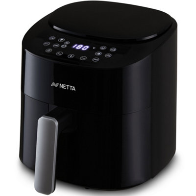 NETTA 4.2L Digital Air Fryer - Adjustable Temperature Control and Timer