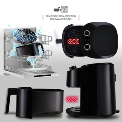 NETTA 4.2L Manual Air Fryer - Adjustable Temperature Control and Timer