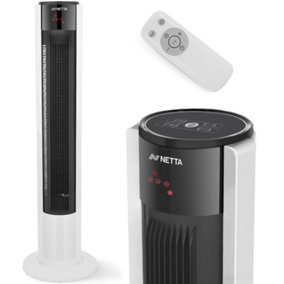 NETTA 42 Inch Tower Fan With Remote Control, Timer Quiet Cooling for Living Room, Bedroom, Office