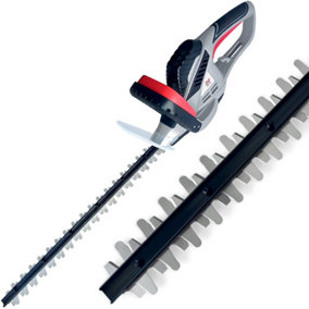 NETTA 600W Corded Hedge Trimmer and Cutter 55cm Diamond Cutting Blade
