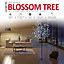 NETTA 6FT Cherry Blossom Tree with 300 LED Lights, Suitable for Indoor and Outdoor Use - Cool White